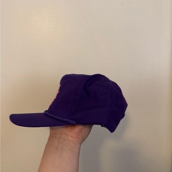 Purple Geometric Pattern Cap - Picture 4 of 6